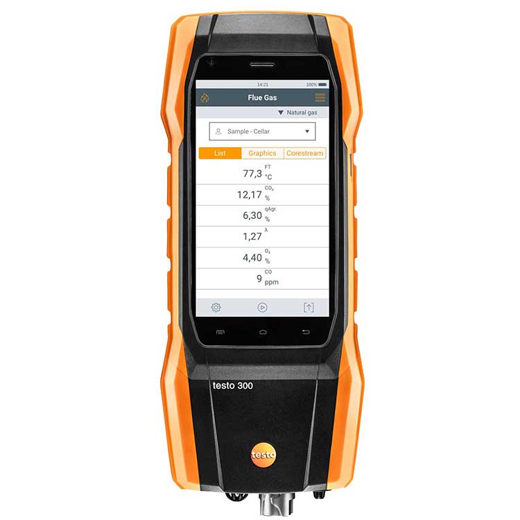 testo300LL長(zhǎng)壽命煙氣分析儀專(zhuān)業(yè)款2(三組分)